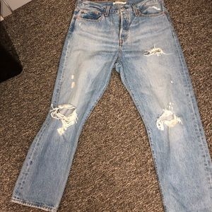 Levi “Wedgie Straight” jeans